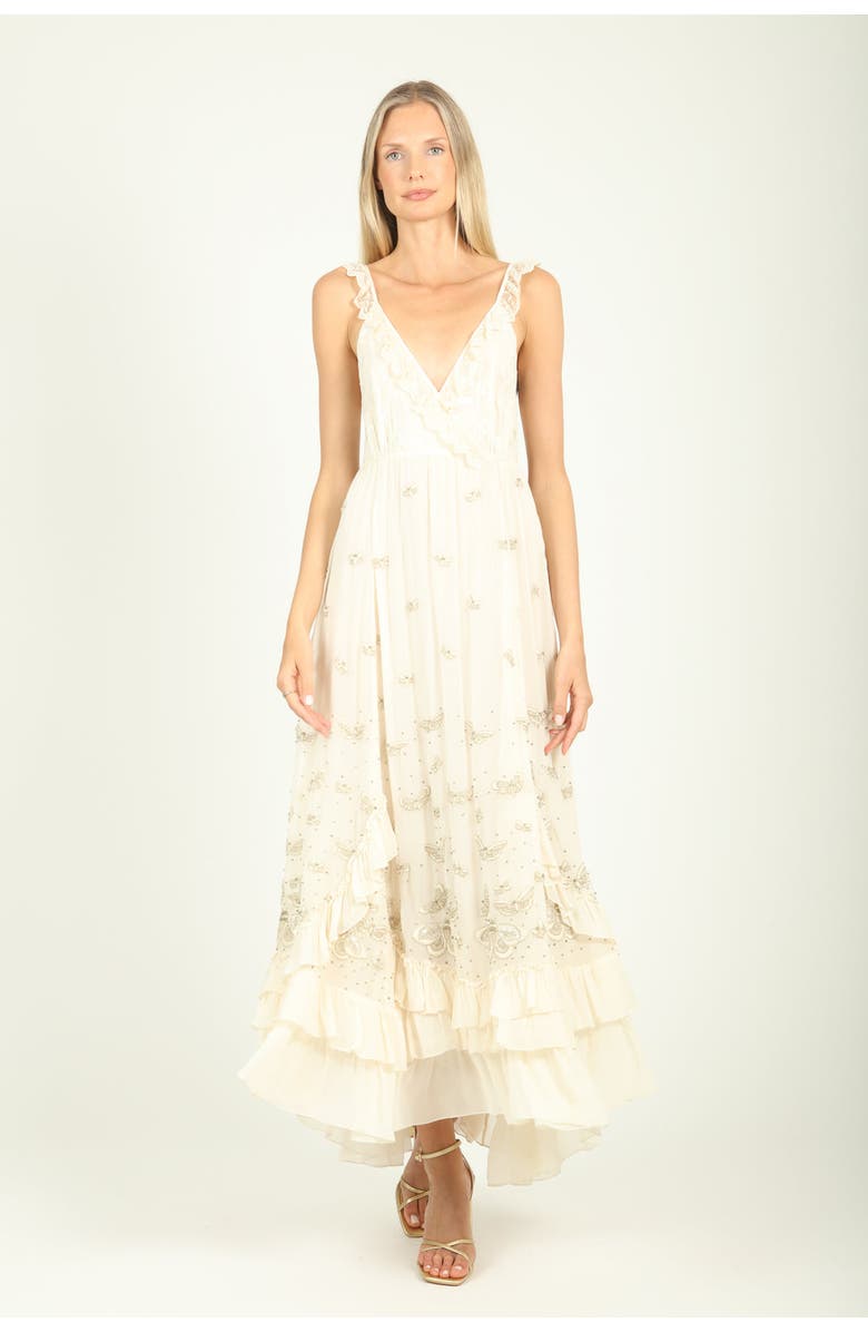 SECRET MISSION Celine Dress, Alternate, color, Vintage Crème