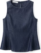 MANGO Denim Crop Top