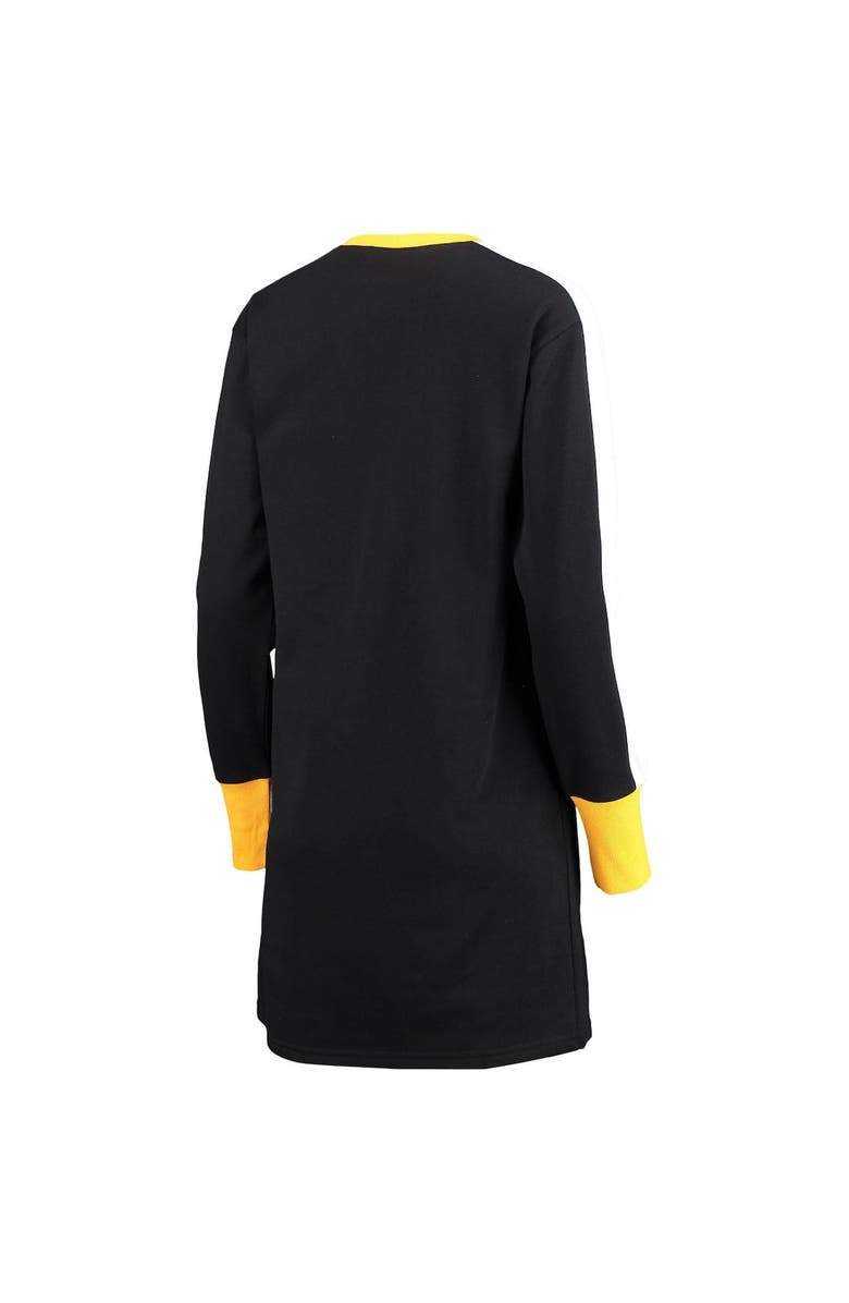 G-III 4HER BY CARL BANKS Women's G-III 4Her by Carl Banks Black Pittsburgh Steelers Hurry Up Offense T-Shirt Dress, Alternate, color, 