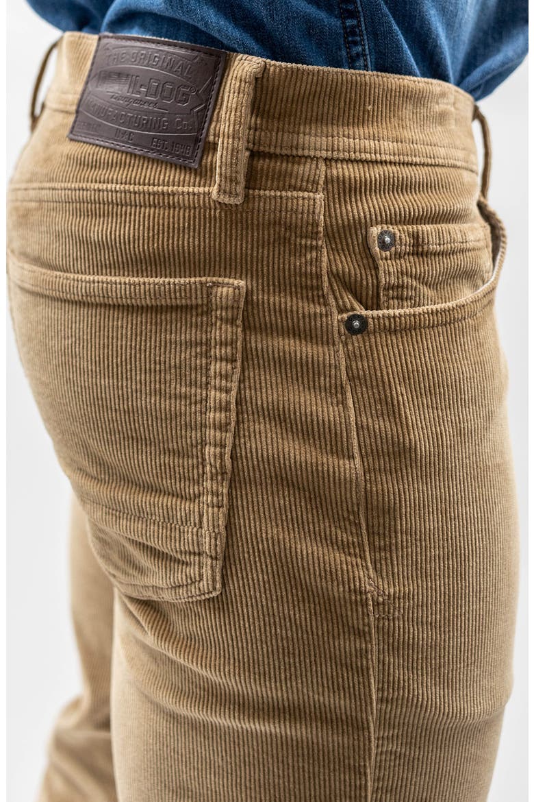 Stretch Corduroy Five Pocket Pants, Alternate, color, KHAKI