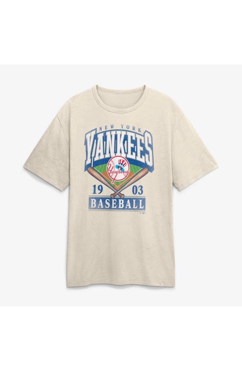 FANATICS Men's Fanatics Tan New York Yankees Stadium Slub T-Shirt, Alternate, color, Tan