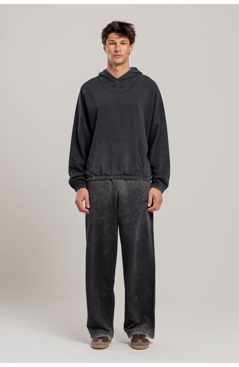 PCFG Free Heaven Acid Washed Men Hoodie, Alternate, color, Black