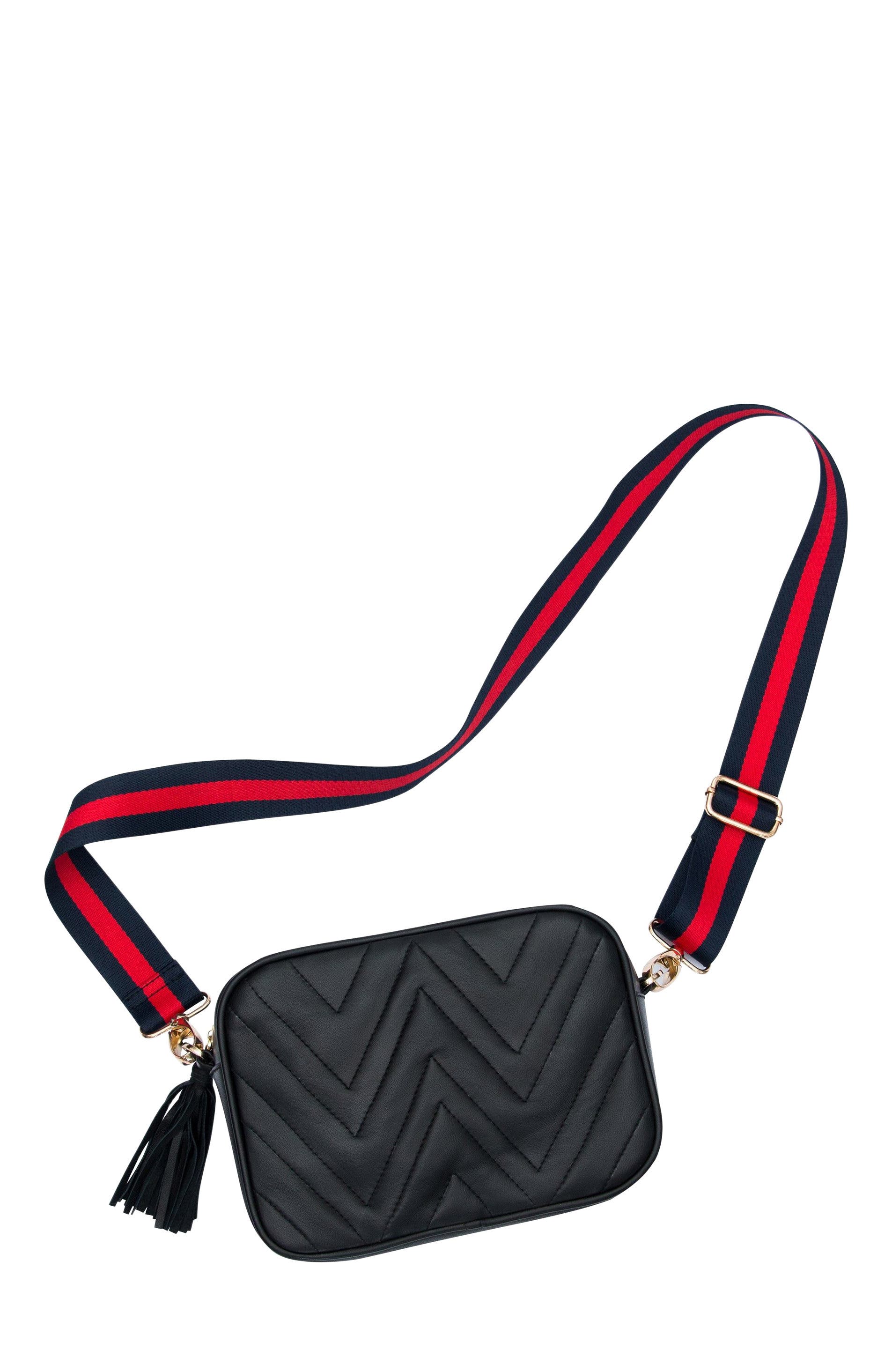 The Artisan & Company Mini Quilted Leather Camera Bag, Alternate, color, Black