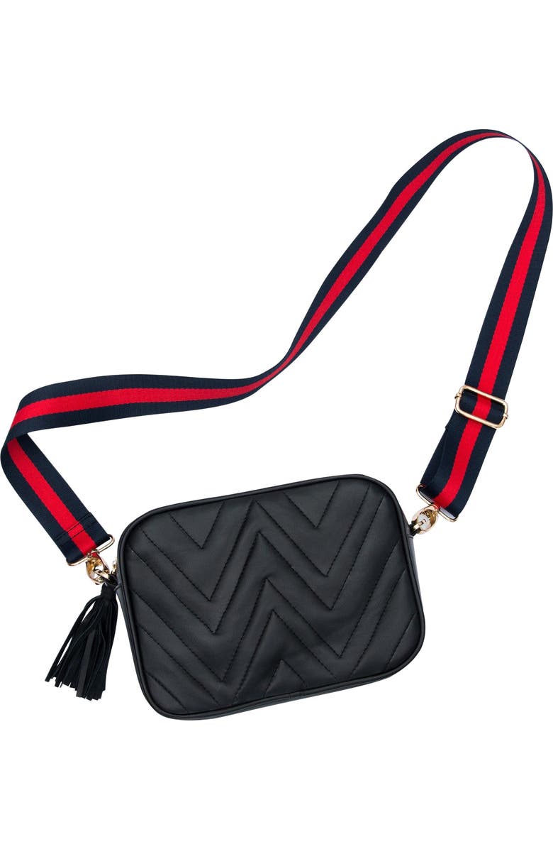 The Artisan & Company Mini Quilted Leather Camera Bag, Alternate, color, Black