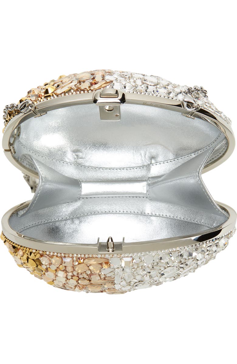 JUDITH LEIBER COUTURE 60th Anniversary Crystal Egg Clutch, Alternate, color,