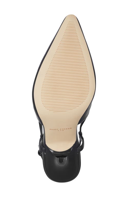 Marc Fisher Ltd Torry Slingback Pointed Toe Pump In Black
