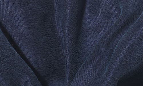 Shop Lunya Washable Silk Classic Scrunchie In Deep Blue