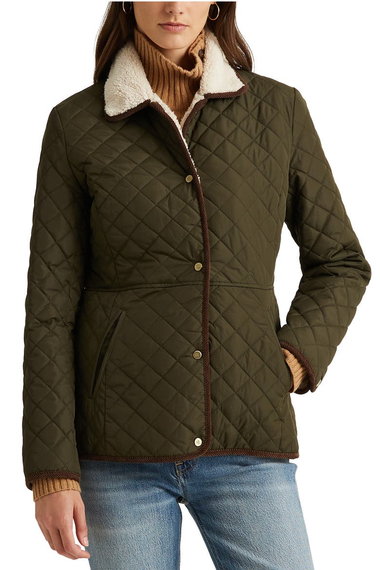Icon Quilted Blazer, Main, color, LITCHFIELD LODEN
