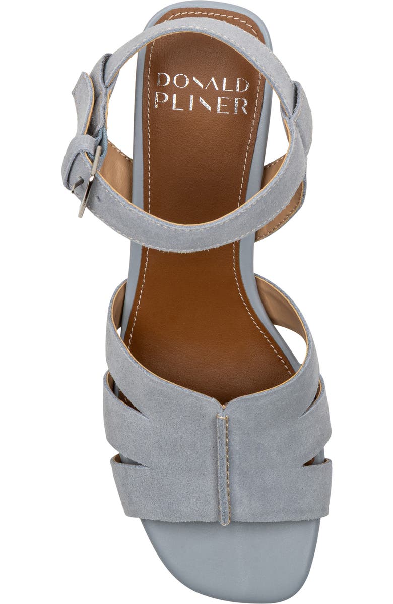 Donald Pliner Block Heel Sandal, Alternate, color, Cloud Gray