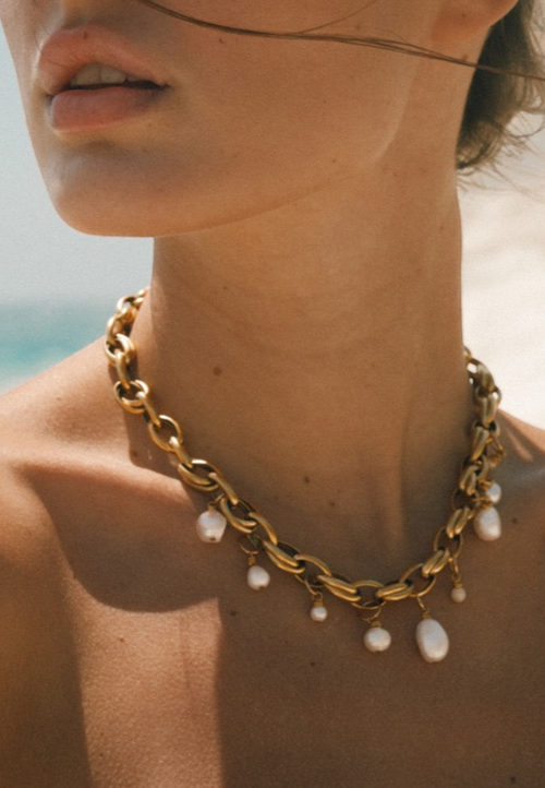 Sccollection Bari Necklace In Gold