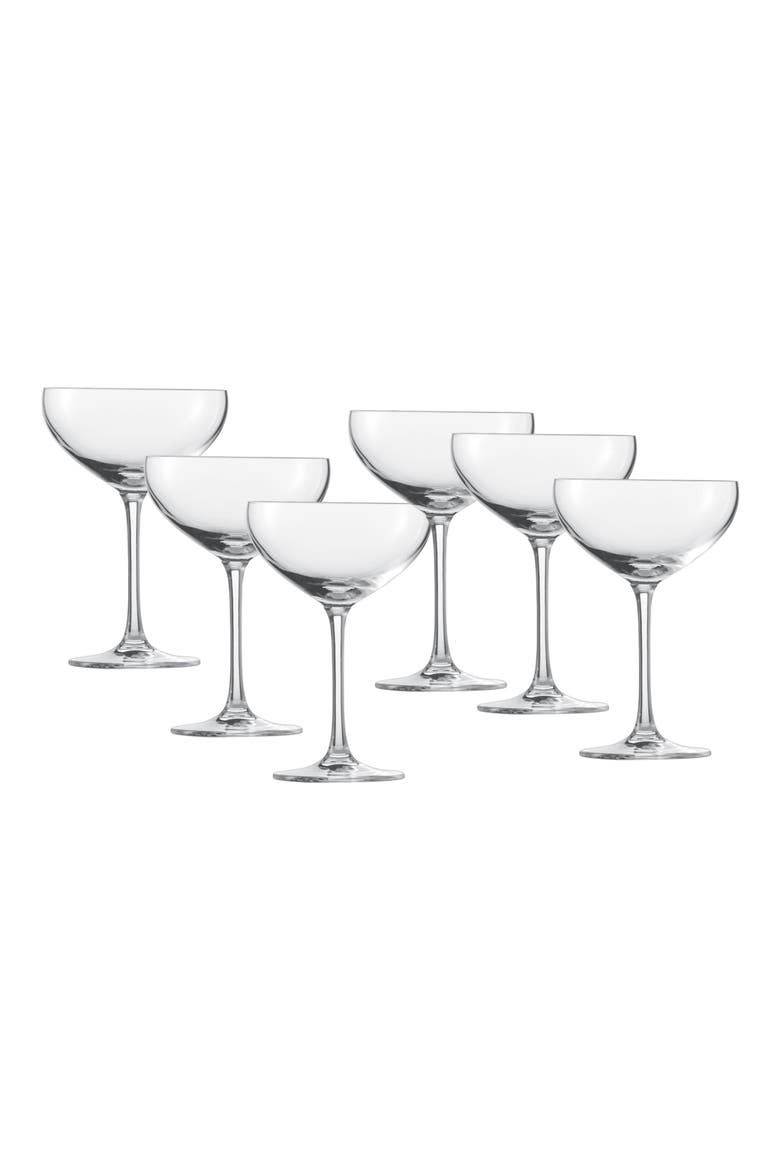 Schott Zwiesel Bar Special Set of 6 Coup Glasses, Main, color, CLEAR