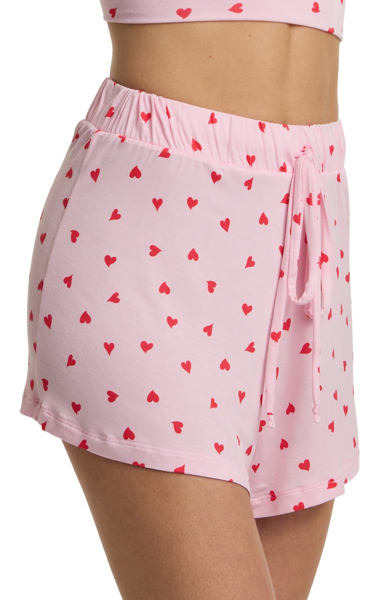 Hanky Panky Unwind Drawstring Shorts, Main, color, So In Love Pink