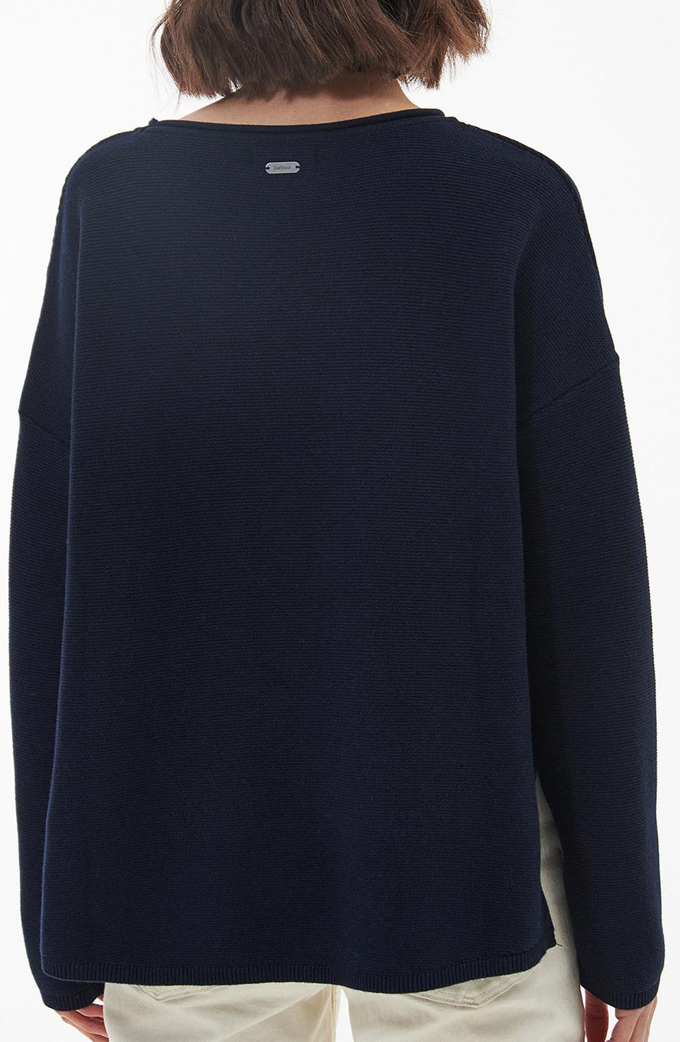 Marine Relaxed Fit Cotton Sweater - image 4