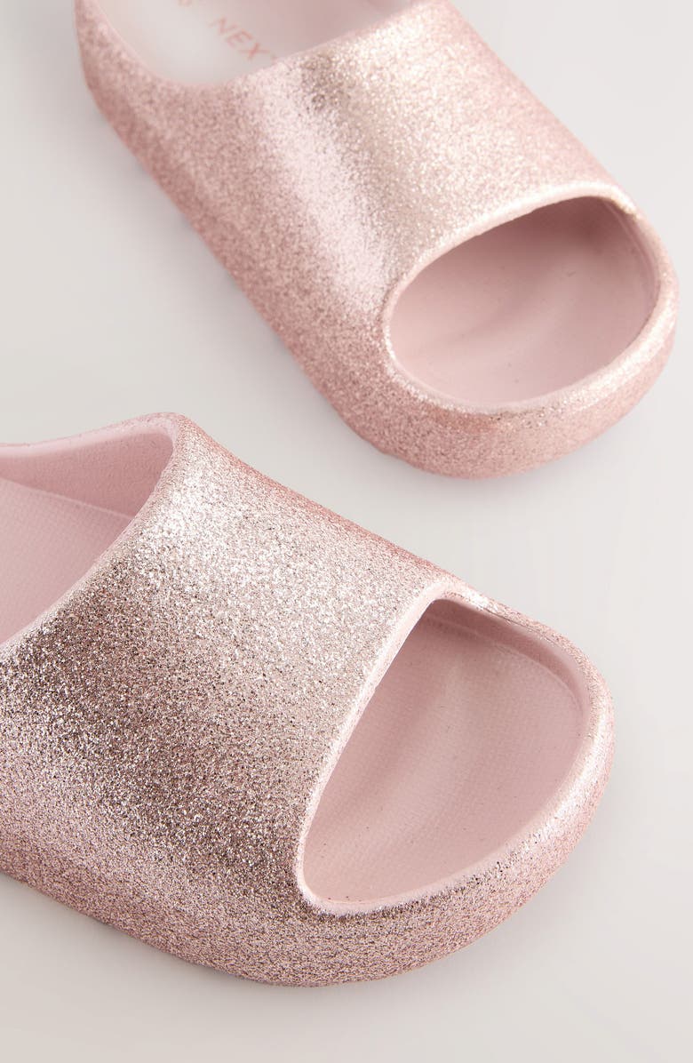 NEXT Kids' Chunky Glitter Slide Sandal, Alternate, color,