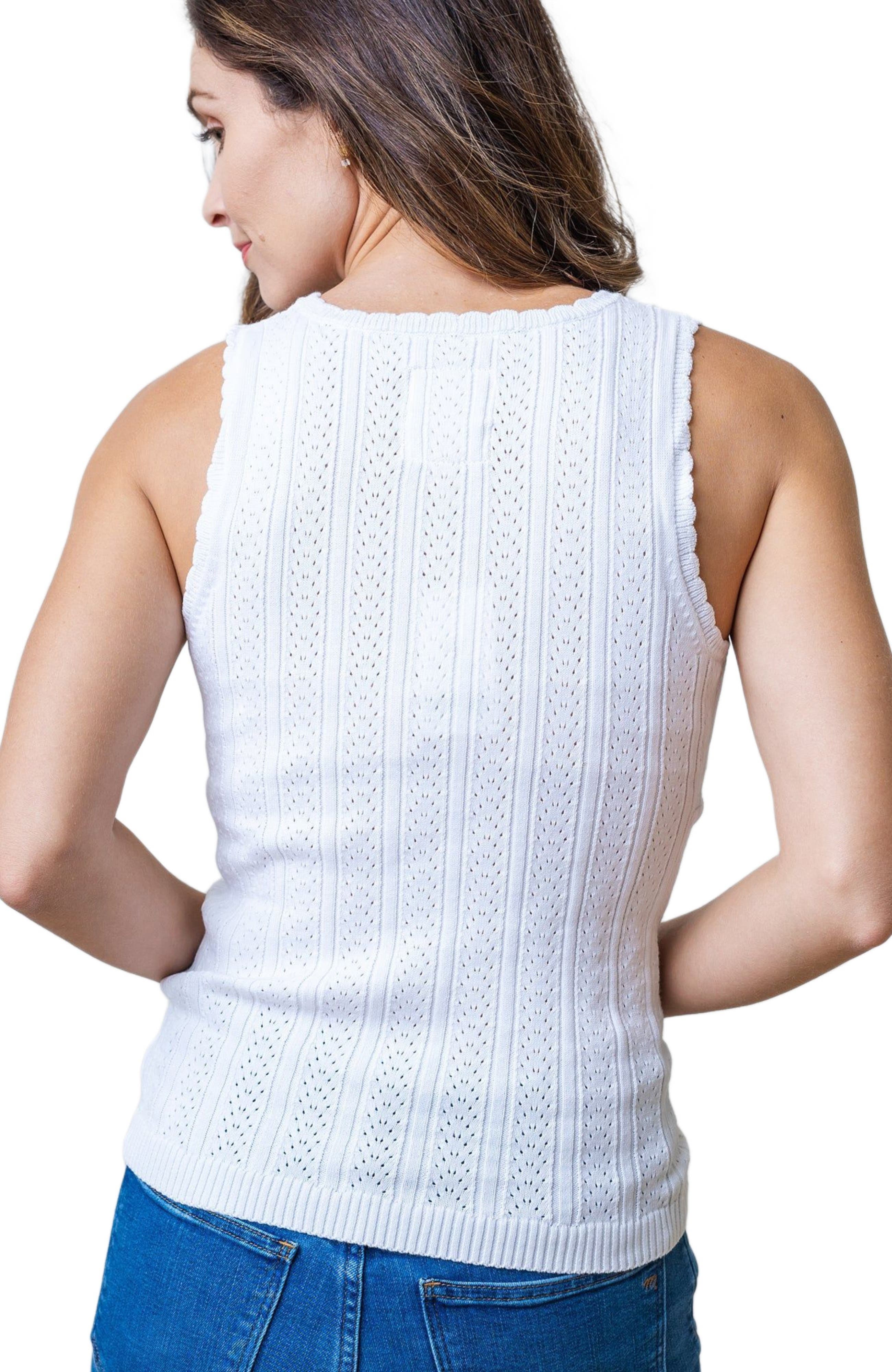 Womens' Empire Sweater Tank - image 2