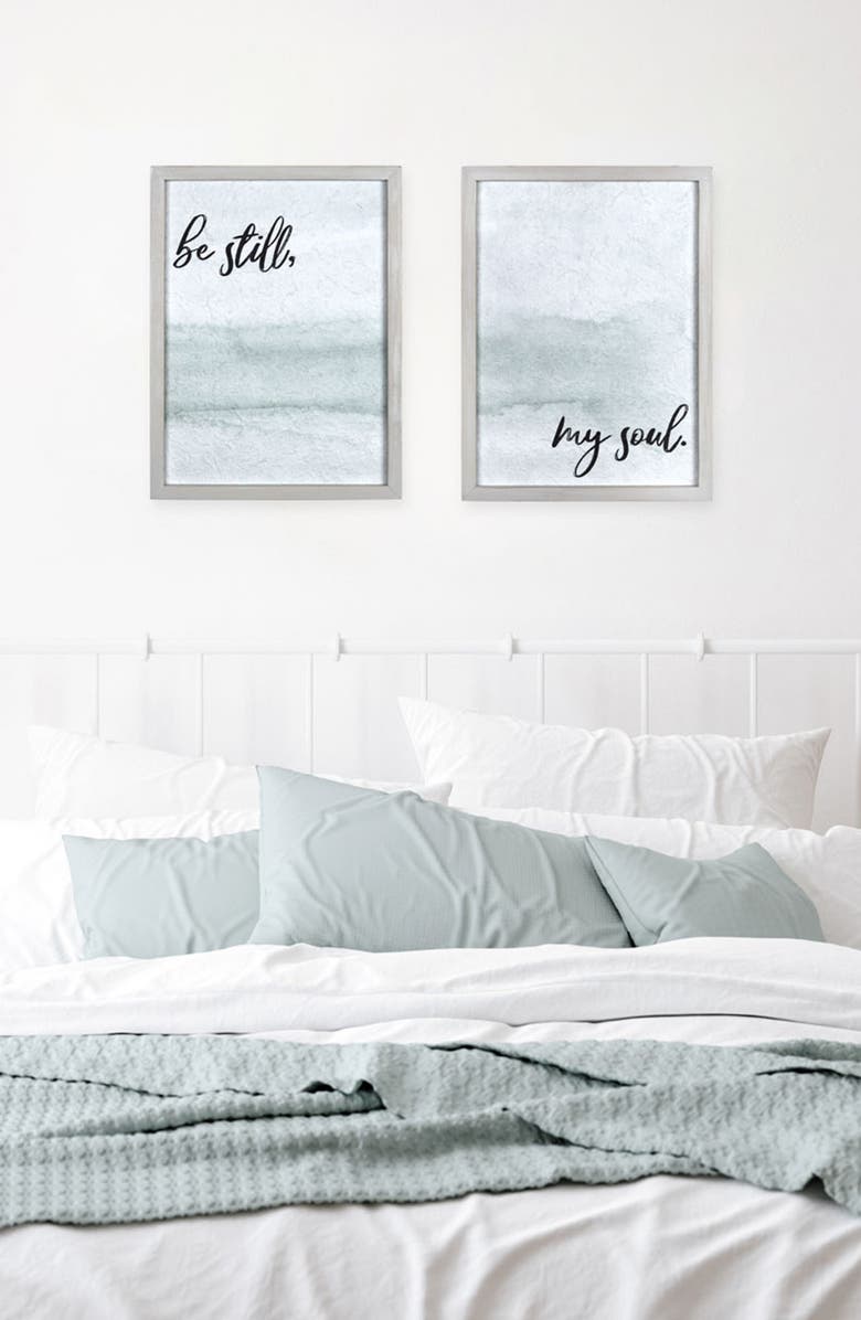 PARKLAND COLLECTION Stratton Home Decor Traditional My Soul Wall Art, Alternate, color, Light Green