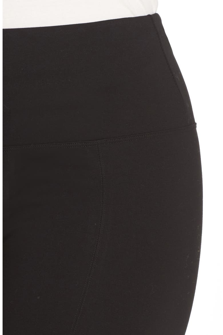 Lyssé Center Seam Ponte Leggings, Alternate, color, BLACK