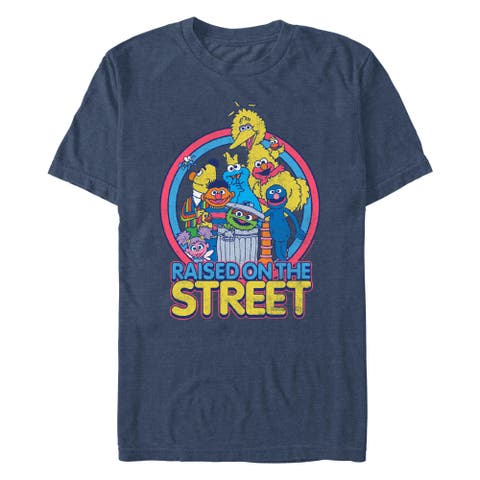 Men's Sesame Street Retro Crew  Graphic T-Shirt