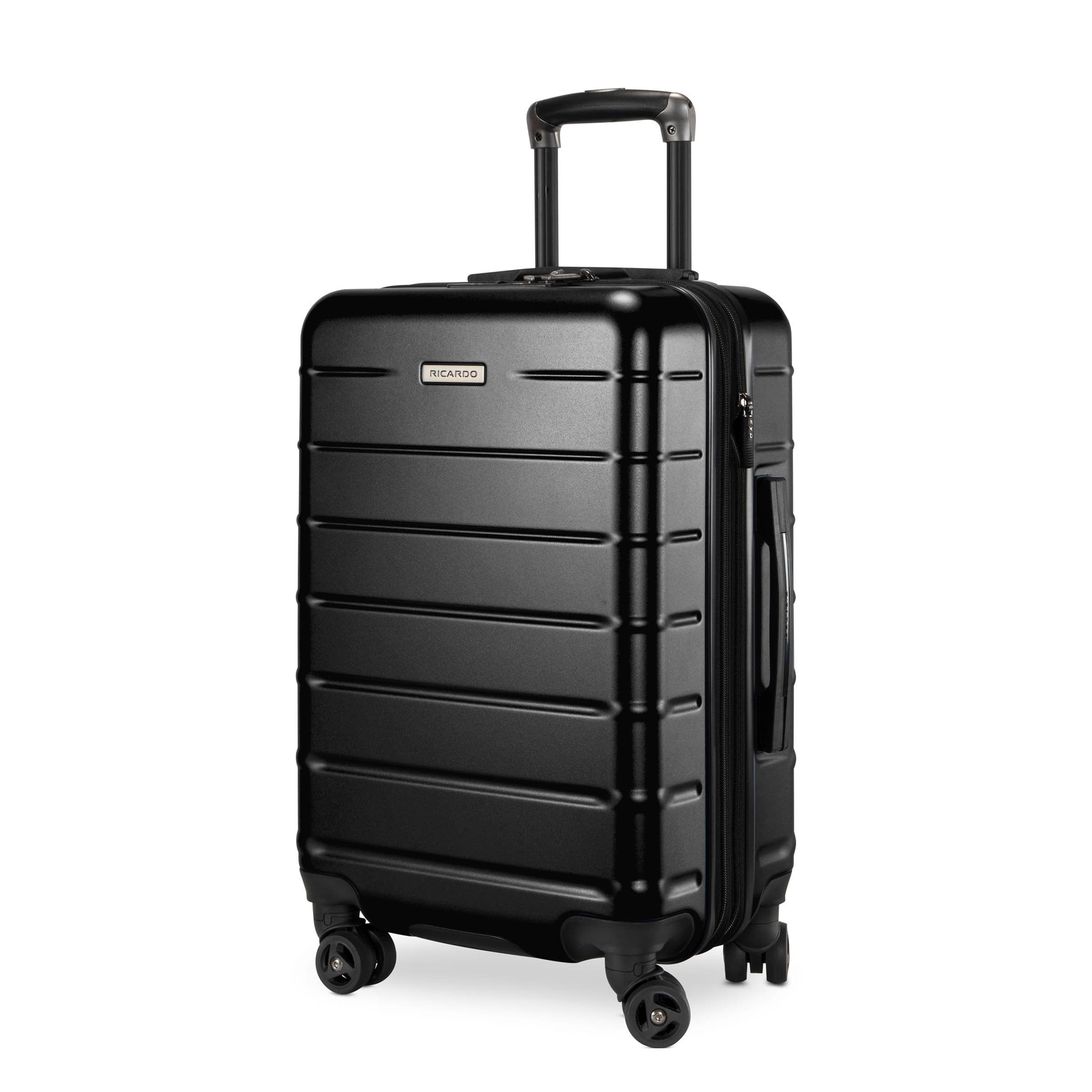 Ricardo Beverly Hills Cambria Hardside Luggage 20-inch Carry-On, Main, color, Black Pearl
