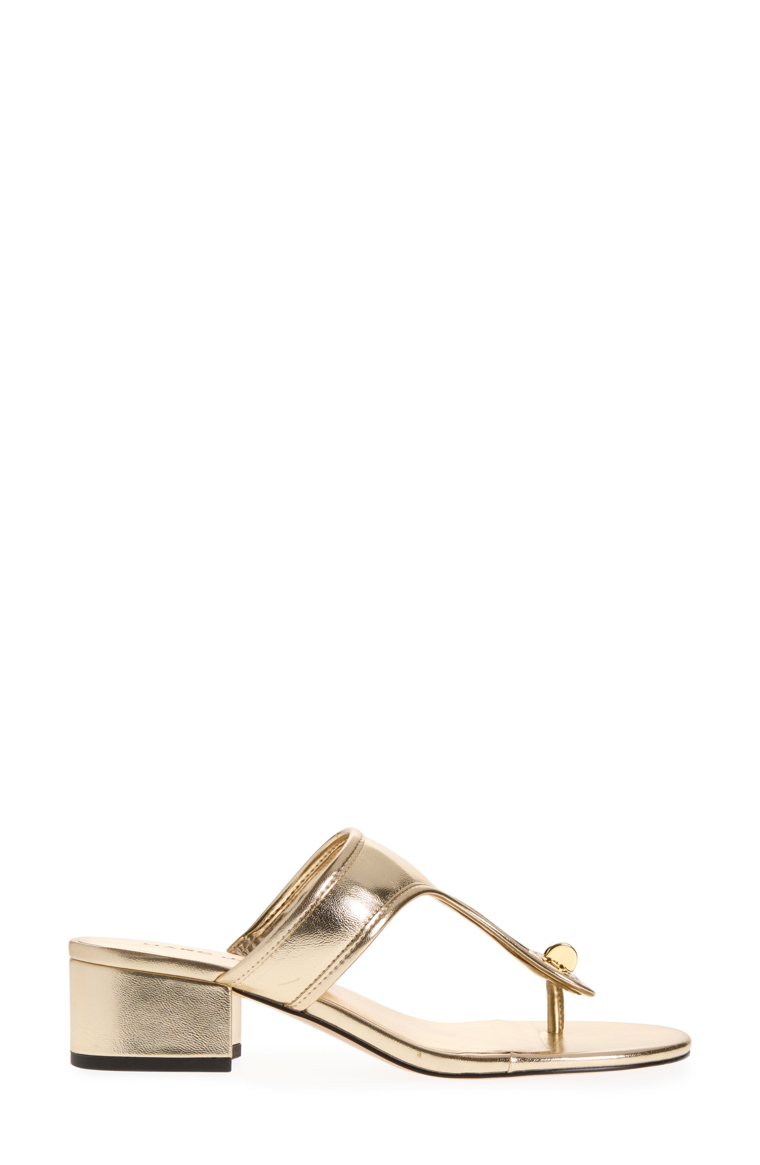 The Turnlock Heel T-Sandal, Alternate, color, GOLD