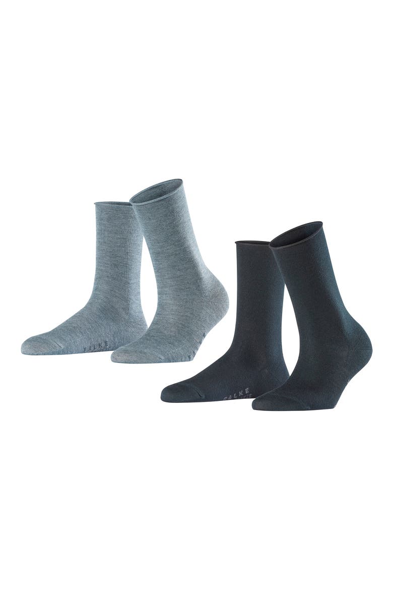 Active Breeze 2-Pack Socks, Main, color, BLACK/ GREY