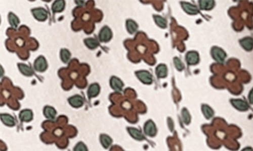 Rylee + Cru Capri Harvest Floral Smocked Linen Blend Dress In Multi