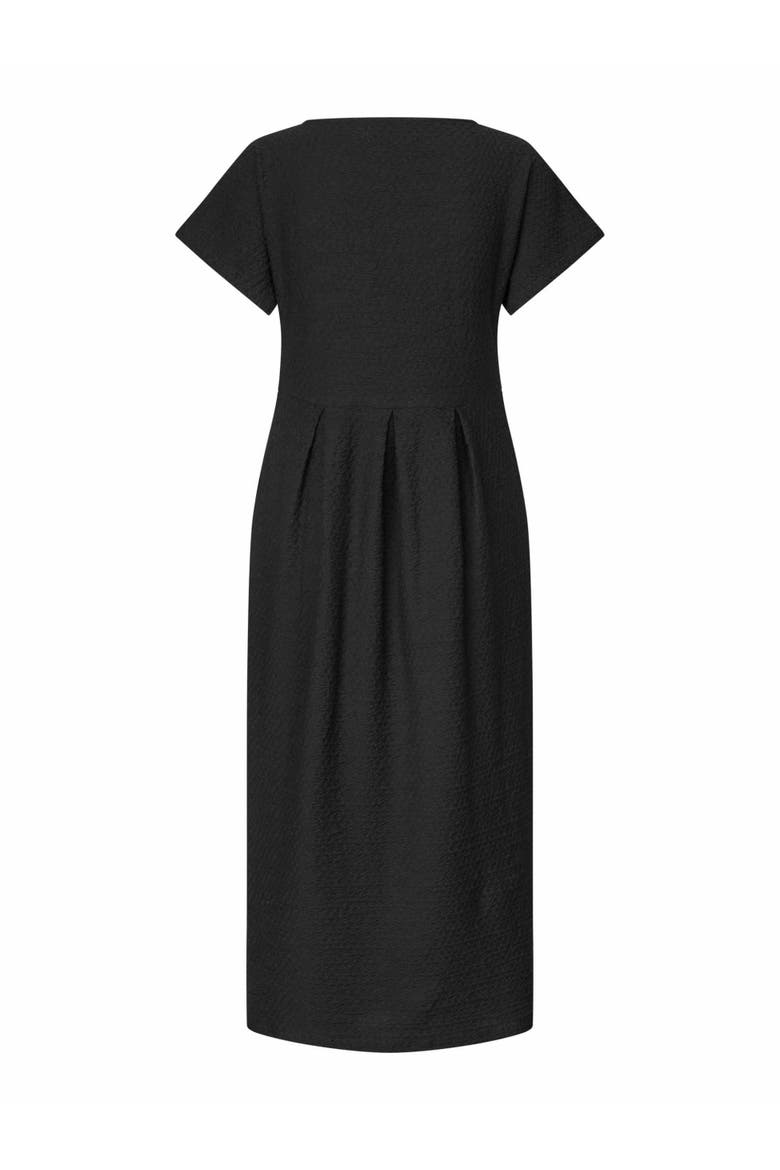 Maolnia Round Neck Midi Dress, Alternate, color, Black