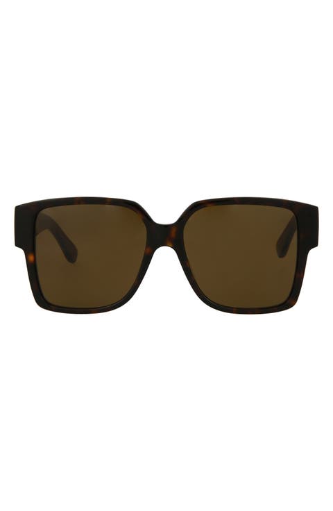55mm Square Sunglasses