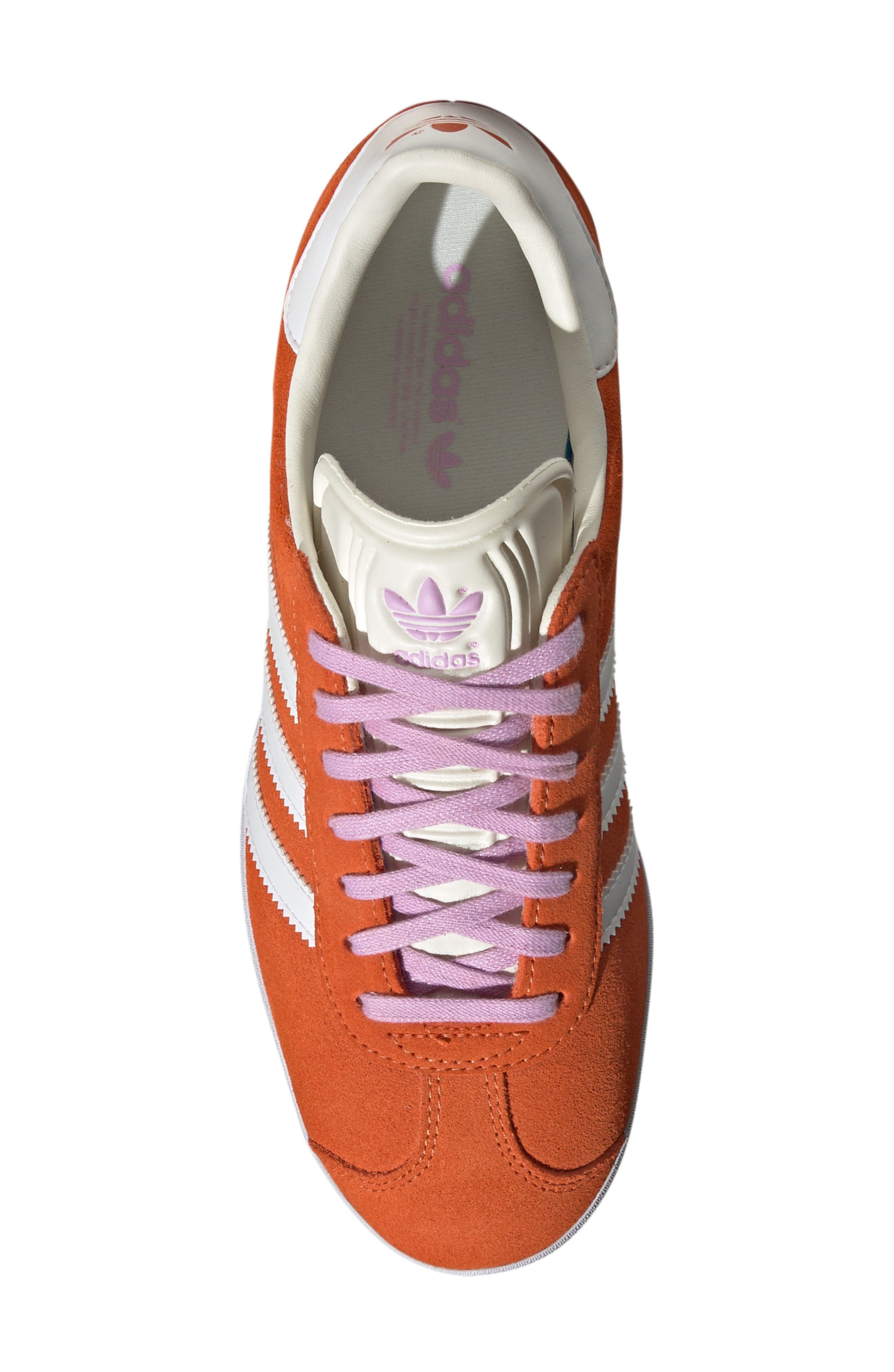 Gazelle Sneaker, Alternate, color, ORANGE/ WHITE/ OFF WHITE