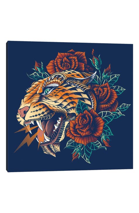 Ornate Leopard In Color I by Bioworkz Canvas Wall Art