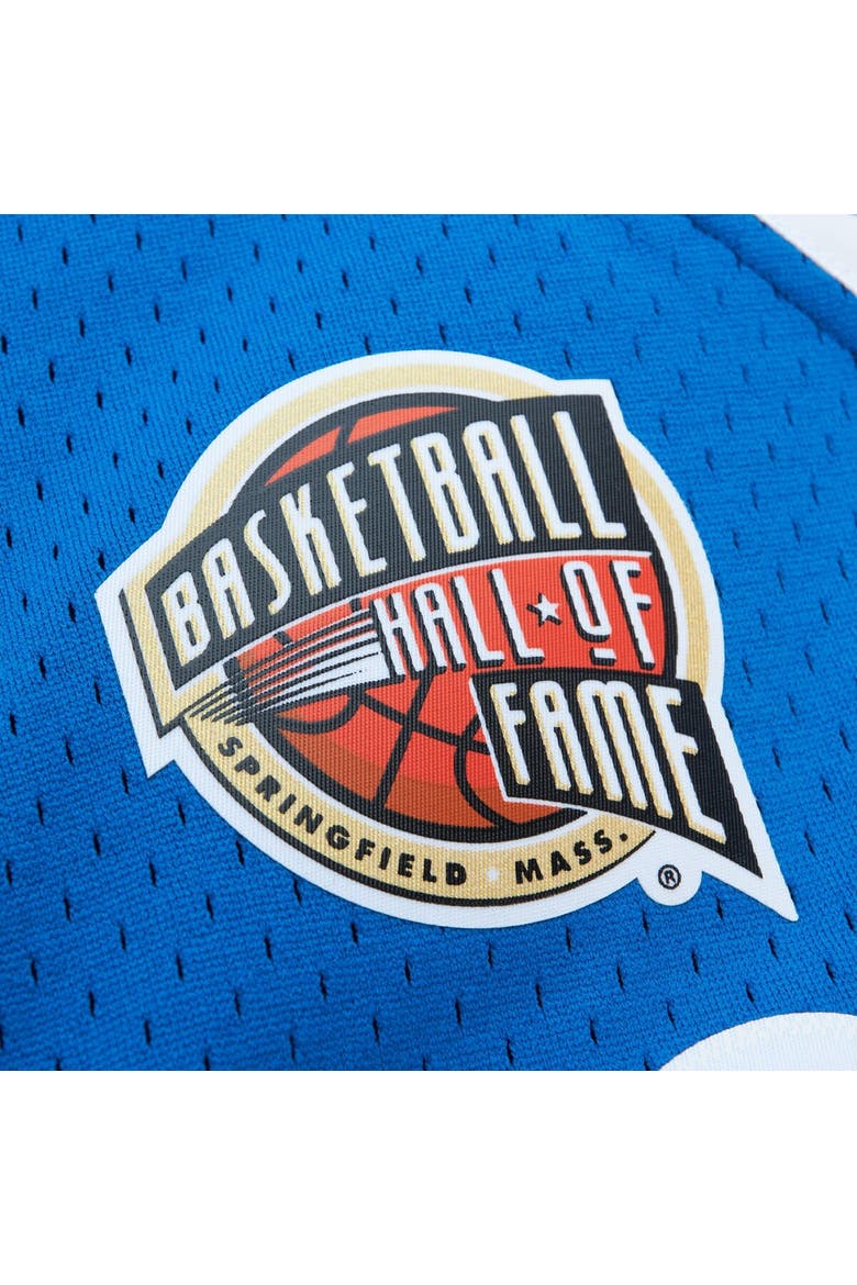 Unisex Mitchell & Ness Dirk Nowitzki Blue Dallas Mavericks Hall of Fame Class of 2023 Throwback Swingman Jersey, Alternate, color, Blue