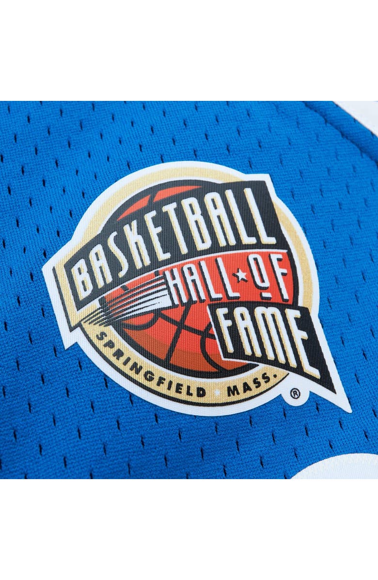 Mitchell & Ness Unisex Mitchell & Ness Dirk Nowitzki Blue Dallas Mavericks Hall of Fame Class of 2023 Throwback Swingman Jersey, Alternate, color, 