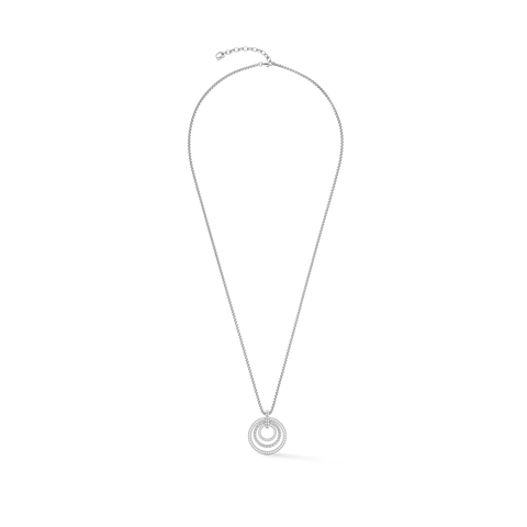 Necklace Circle Trio Crystal