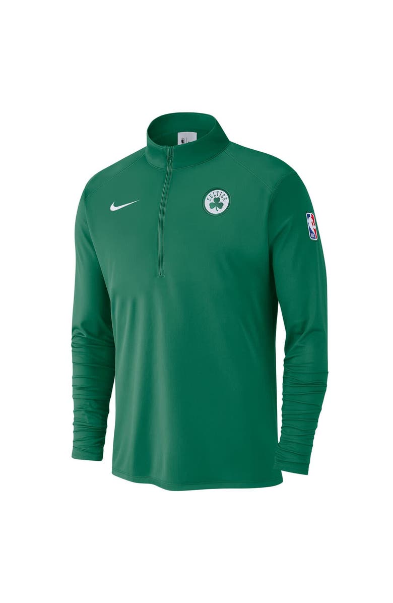 Nike Men's Nike Kelly Green Boston Celtics 2024/25 Courtside Performance Half-Zip Top, Alternate, color, Kelly Green