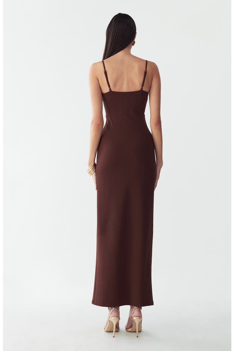 Lani Maxi Dress, Alternate, color, Chocolate