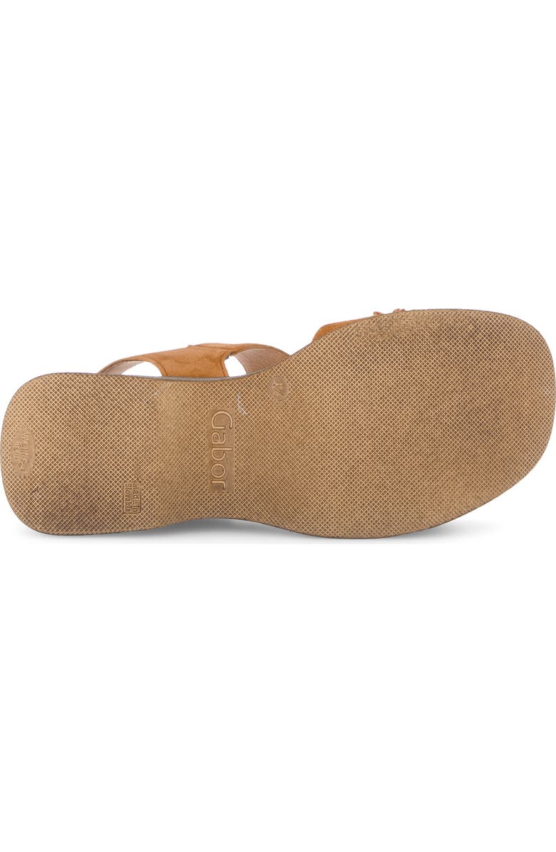 Gabor Raffia Appliqué Platform Sandal, Alternate, color, Valley