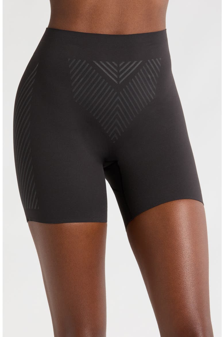 Rear Lift Shaper Bike Shorts, Main, color, BLACK