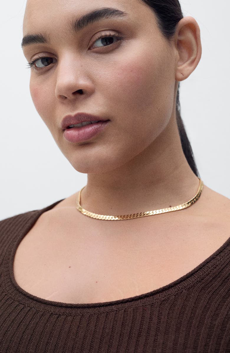 MANGO Scoop Neck Short Sleeve Rib Sweater, Alternate, color, 