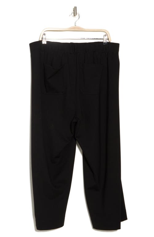 Shop Democracy Patch Pocket Crop Wide Leg Pants In Black