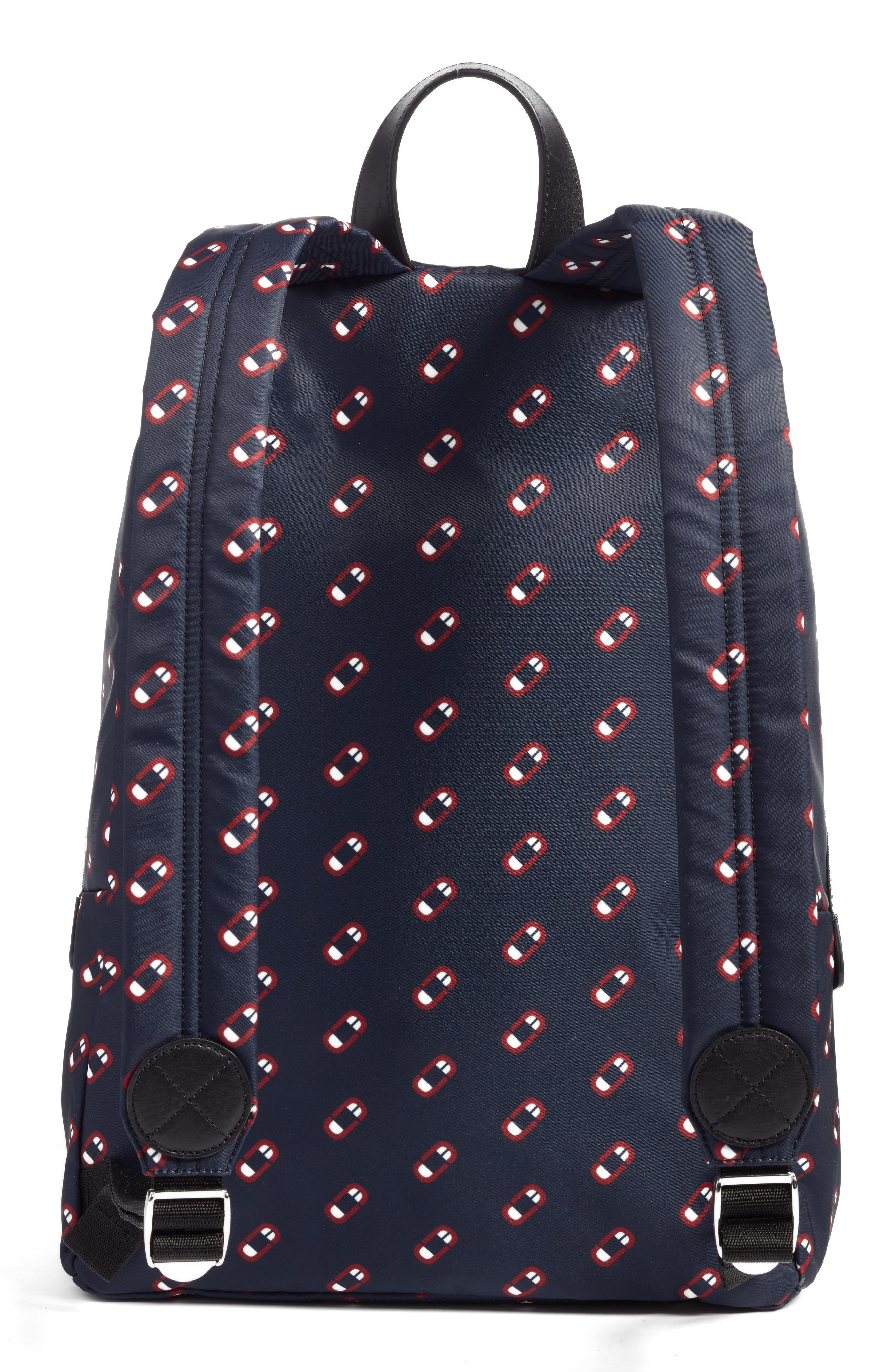 Marc Jacobs Logo Scream Biker Backpack, Alternate, color, 