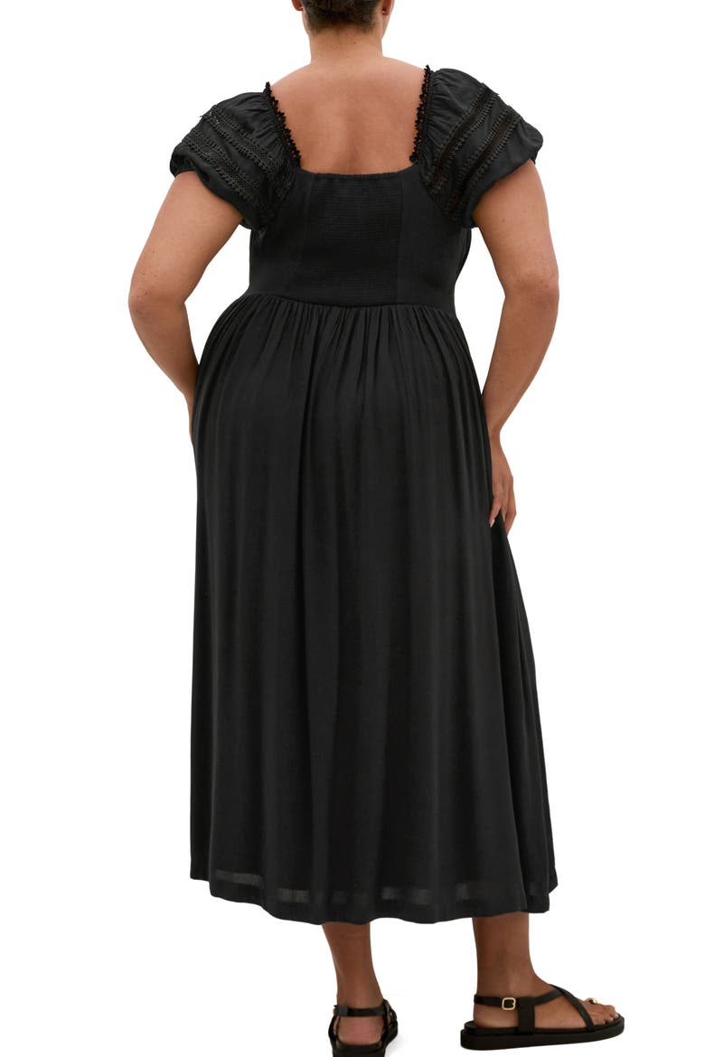 Arielle Maxi Dress, Alternate, color, BLACK