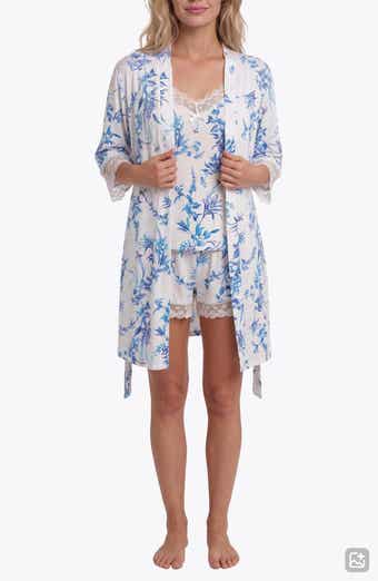 Willa Short Pajamas & Robe Travel Set