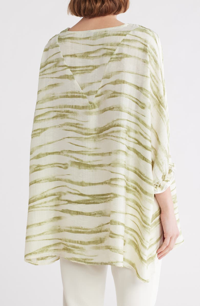 PATRIZIA LUCA Boxy Asymmetric Tunic, Alternate, color, Lime