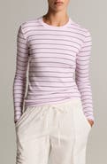 Vince Stripe Rib Top