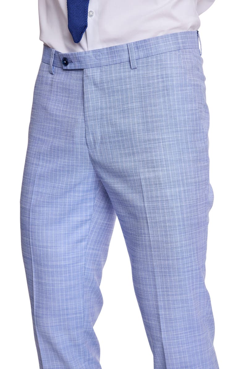 PAISLEY & GRAY Downing Slim Fit Pants, Alternate, color, Blue White Pinstripe