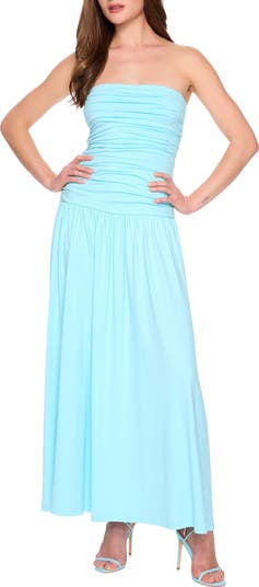 Susana Monaco Ruched Tube Maxi Dress | Nordstromrack