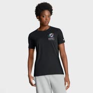 Nike Women's Nike Black Miami Dolphins 2025 NFL Crucial Catch Tri-Blend Dri-FIT T-Shirt
