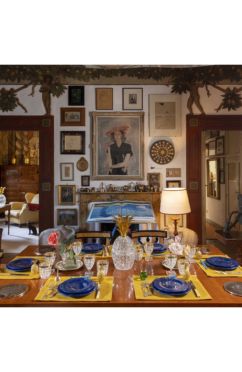 Mario Luca Giusti Melissa Cutlery Holder, Alternate, color, Clear