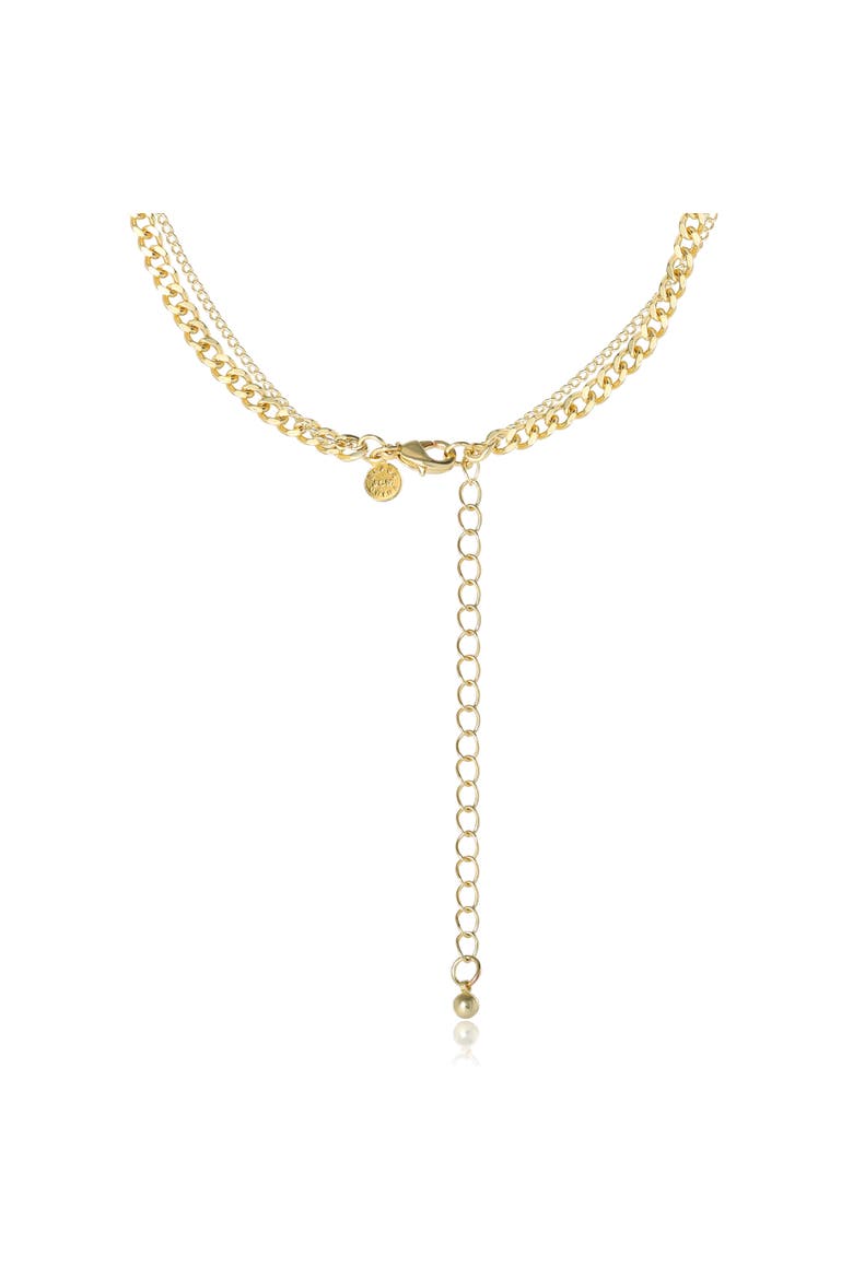 Layered Gold Pendant Necklace, Alternate, color, Gold