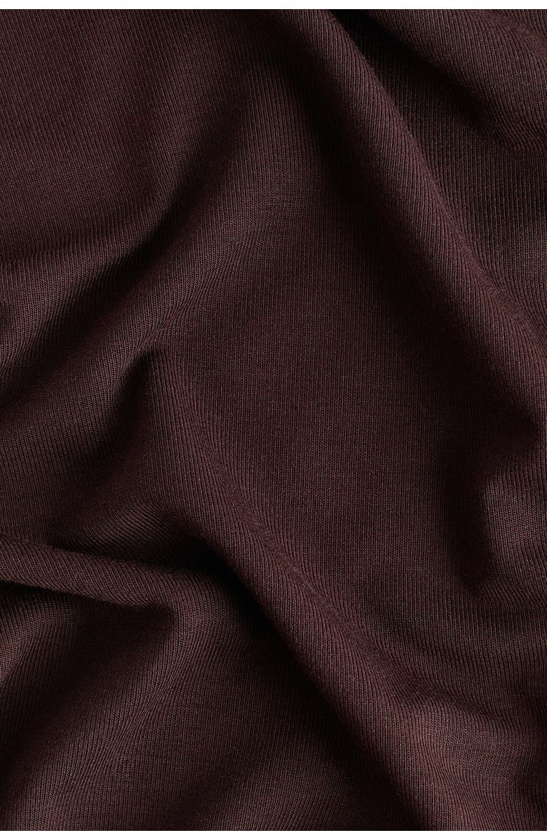 H&M Midi T-shirt Dress, Alternate, color, Dark Brown
